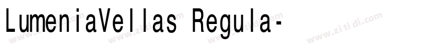 LumeniaVellas Regula字体转换